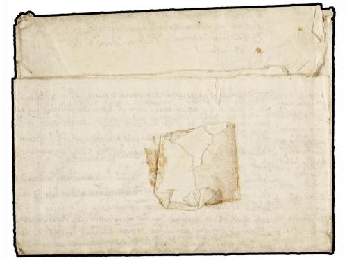 ✉ ESPAÑA: PREFILATELIA. (1720 CA.). VALLADOLID a SALAMANCA. 