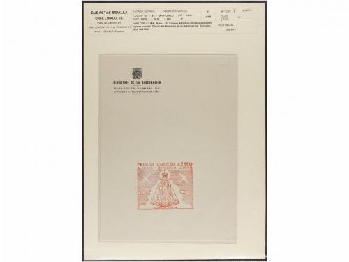 ✉ ESPAÑA. CORREO AÉREO. VUELOS RELACIONADOS CON ESPAÑA. Cole