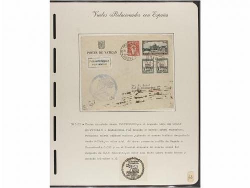 ✉ ESPAÑA. CORREO AÉREO. VUELOS RELACIONADOS CON ESPAÑA. Cole