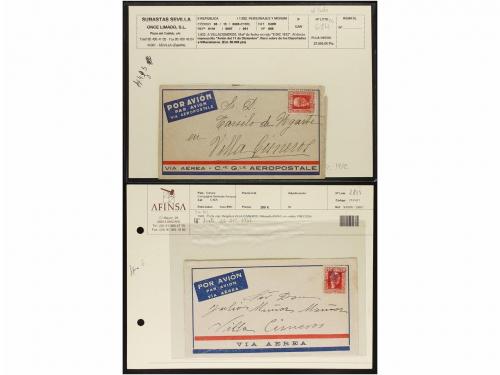 ✉ ESPAÑA. CORREO AÉREO. VUELOS RELACIONADOS CON ESPAÑA. Cole