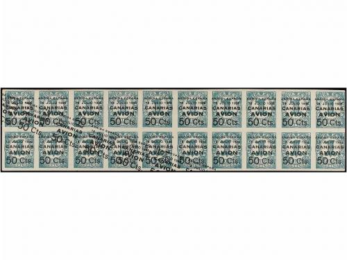 LOTES y COLECCIONES. AVIÓN CANARIAS. Colección acumulación e