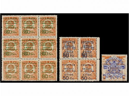 LOTES y COLECCIONES. AVIÓN CANARIAS. Colección acumulación e