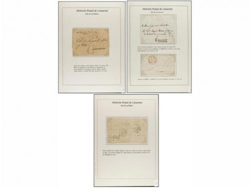 ESPAÑA: PREFILATELIA. HISTORIA POSTAL DE LAS ISLAS CANARIAS.