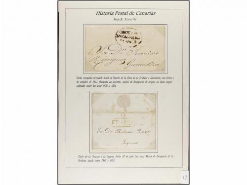 ESPAÑA: PREFILATELIA. HISTORIA POSTAL DE LAS ISLAS CANARIAS.