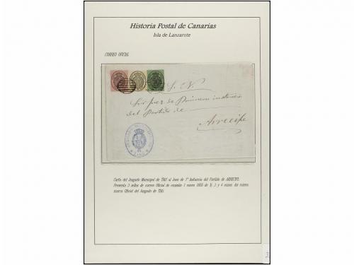 ESPAÑA: PREFILATELIA. HISTORIA POSTAL DE LAS ISLAS CANARIAS.