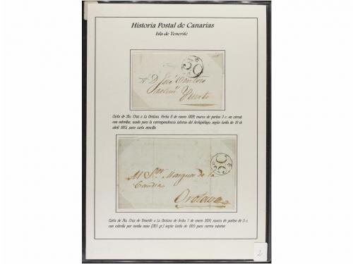 ESPAÑA: PREFILATELIA. HISTORIA POSTAL DE LAS ISLAS CANARIAS.