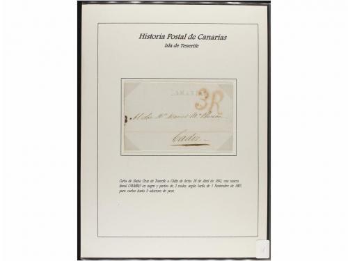 ESPAÑA: PREFILATELIA. HISTORIA POSTAL DE LAS ISLAS CANARIAS.