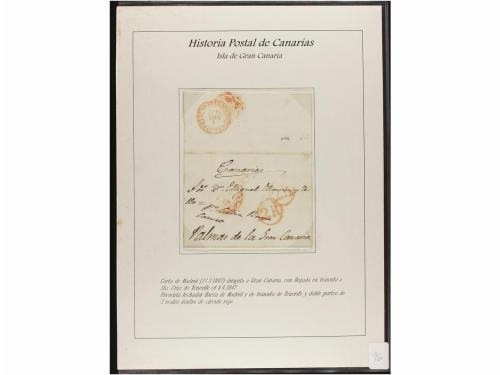 ESPAÑA: PREFILATELIA. HISTORIA POSTAL DE LAS ISLAS CANARIAS.