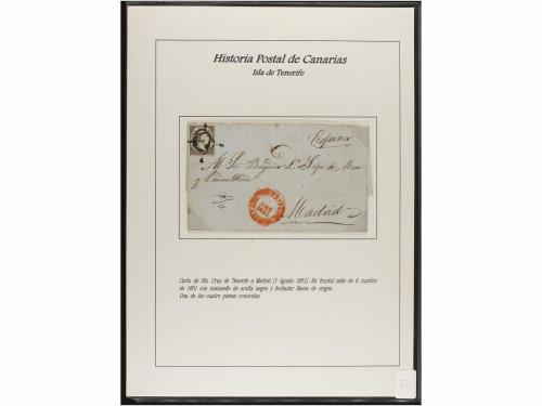 ESPAÑA: PREFILATELIA. HISTORIA POSTAL DE LAS ISLAS CANARIAS.