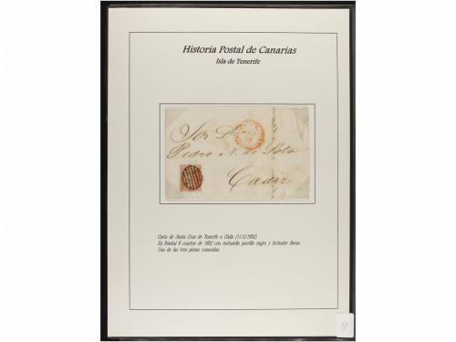 ESPAÑA: PREFILATELIA. HISTORIA POSTAL DE LAS ISLAS CANARIAS.