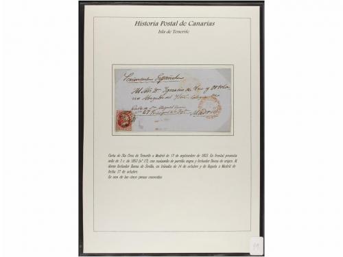 ESPAÑA: PREFILATELIA. HISTORIA POSTAL DE LAS ISLAS CANARIAS.