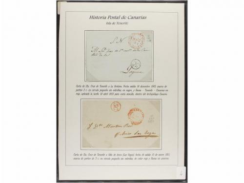 ESPAÑA: PREFILATELIA. HISTORIA POSTAL DE LAS ISLAS CANARIAS.