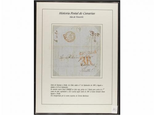 ESPAÑA: PREFILATELIA. HISTORIA POSTAL DE LAS ISLAS CANARIAS.