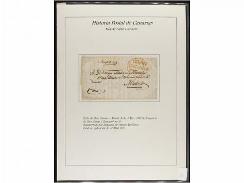 ESPAÑA: PREFILATELIA. HISTORIA POSTAL DE LAS ISLAS CANARIAS.
