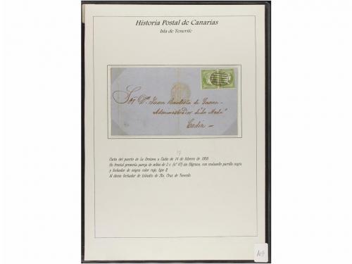 ESPAÑA: PREFILATELIA. HISTORIA POSTAL DE LAS ISLAS CANARIAS.