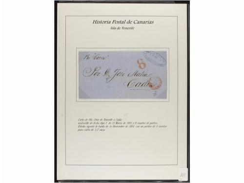 ESPAÑA: PREFILATELIA. HISTORIA POSTAL DE LAS ISLAS CANARIAS.
