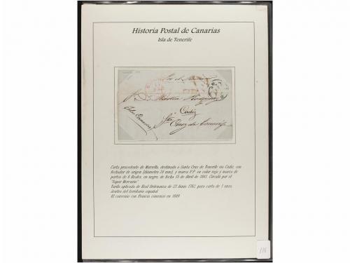 ESPAÑA: PREFILATELIA. HISTORIA POSTAL DE LAS ISLAS CANARIAS.