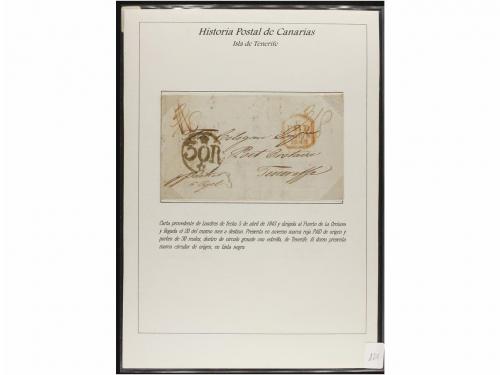 ESPAÑA: PREFILATELIA. HISTORIA POSTAL DE LAS ISLAS CANARIAS.