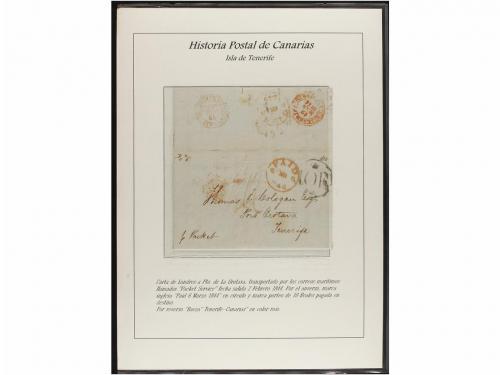 ESPAÑA: PREFILATELIA. HISTORIA POSTAL DE LAS ISLAS CANARIAS.