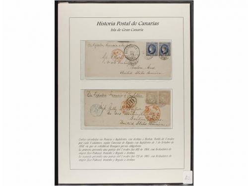 ESPAÑA: PREFILATELIA. HISTORIA POSTAL DE LAS ISLAS CANARIAS.