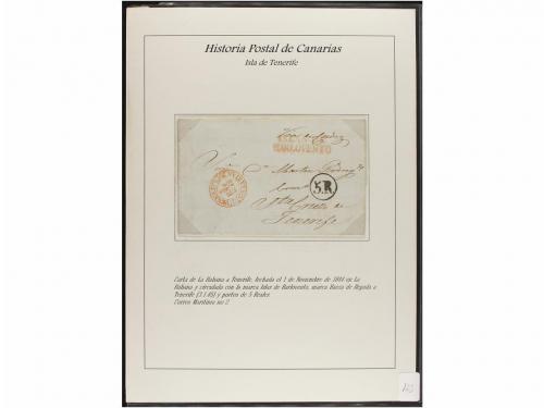ESPAÑA: PREFILATELIA. HISTORIA POSTAL DE LAS ISLAS CANARIAS.