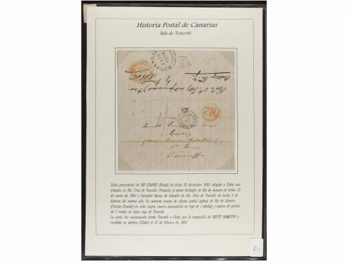 ESPAÑA: PREFILATELIA. HISTORIA POSTAL DE LAS ISLAS CANARIAS.