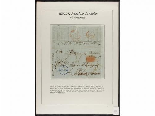 ESPAÑA: PREFILATELIA. HISTORIA POSTAL DE LAS ISLAS CANARIAS.