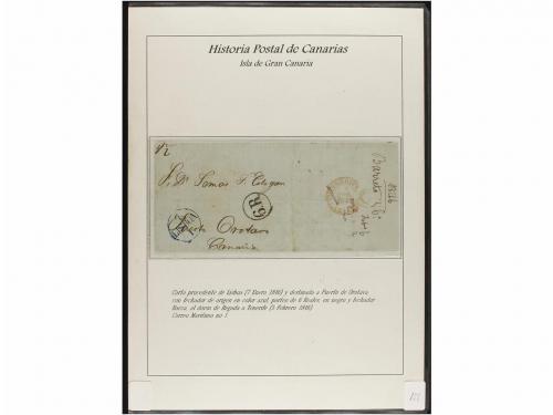 ESPAÑA: PREFILATELIA. HISTORIA POSTAL DE LAS ISLAS CANARIAS.