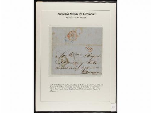 ESPAÑA: PREFILATELIA. HISTORIA POSTAL DE LAS ISLAS CANARIAS.