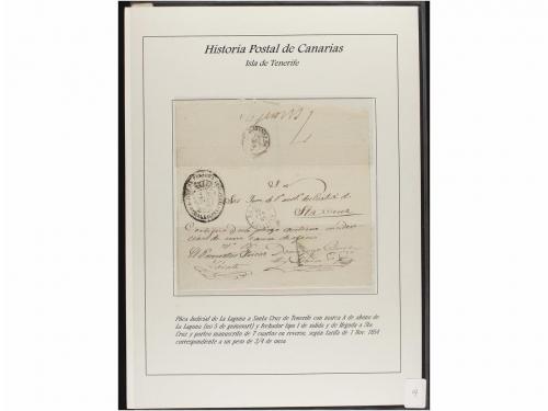 ESPAÑA: PREFILATELIA. HISTORIA POSTAL DE LAS ISLAS CANARIAS.
