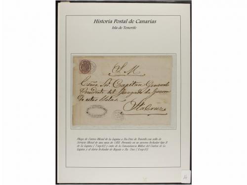 ESPAÑA: PREFILATELIA. HISTORIA POSTAL DE LAS ISLAS CANARIAS.