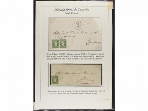 ESPAÑA: PREFILATELIA. HISTORIA POSTAL DE LAS ISLAS CANARIAS.