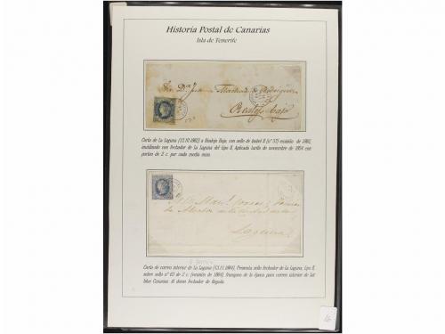 ESPAÑA: PREFILATELIA. HISTORIA POSTAL DE LAS ISLAS CANARIAS.