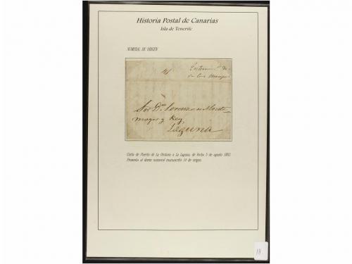 ESPAÑA: PREFILATELIA. HISTORIA POSTAL DE LAS ISLAS CANARIAS.