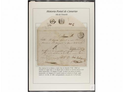 ESPAÑA: PREFILATELIA. HISTORIA POSTAL DE LAS ISLAS CANARIAS.