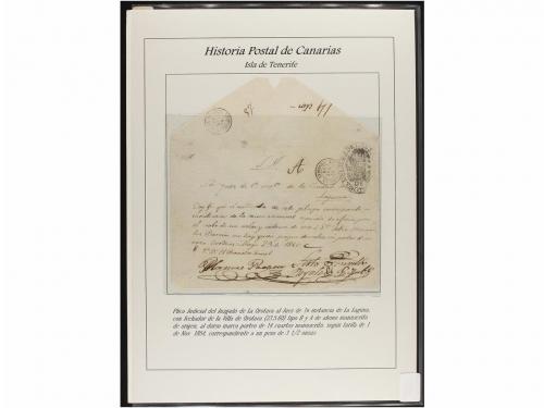 ESPAÑA: PREFILATELIA. HISTORIA POSTAL DE LAS ISLAS CANARIAS.