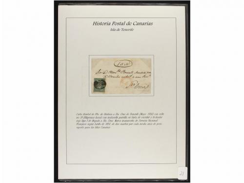 ESPAÑA: PREFILATELIA. HISTORIA POSTAL DE LAS ISLAS CANARIAS.