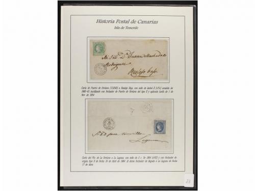 ESPAÑA: PREFILATELIA. HISTORIA POSTAL DE LAS ISLAS CANARIAS.