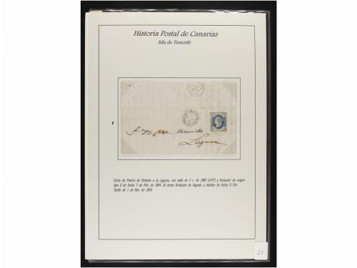 ESPAÑA: PREFILATELIA. HISTORIA POSTAL DE LAS ISLAS CANARIAS.