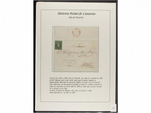 ESPAÑA: PREFILATELIA. HISTORIA POSTAL DE LAS ISLAS CANARIAS.