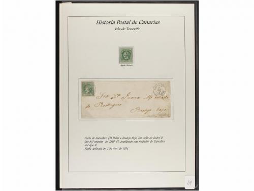ESPAÑA: PREFILATELIA. HISTORIA POSTAL DE LAS ISLAS CANARIAS.