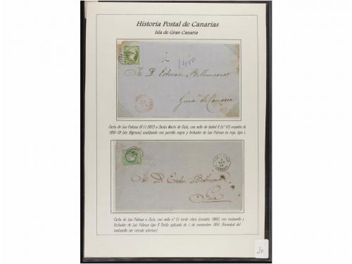 ESPAÑA: PREFILATELIA. HISTORIA POSTAL DE LAS ISLAS CANARIAS.