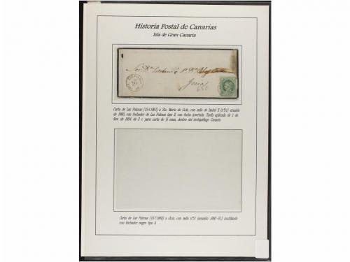 ESPAÑA: PREFILATELIA. HISTORIA POSTAL DE LAS ISLAS CANARIAS.