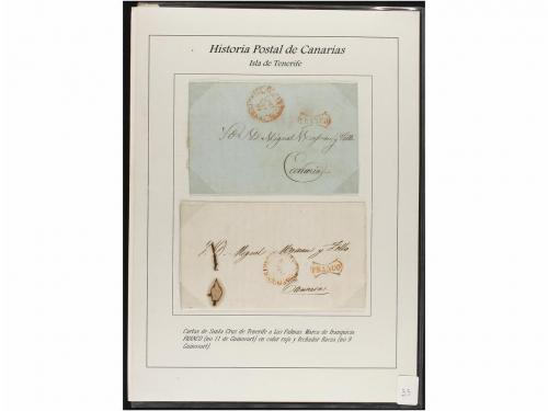 ESPAÑA: PREFILATELIA. HISTORIA POSTAL DE LAS ISLAS CANARIAS.