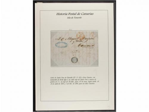 ESPAÑA: PREFILATELIA. HISTORIA POSTAL DE LAS ISLAS CANARIAS.