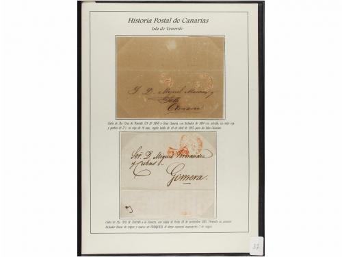 ESPAÑA: PREFILATELIA. HISTORIA POSTAL DE LAS ISLAS CANARIAS.