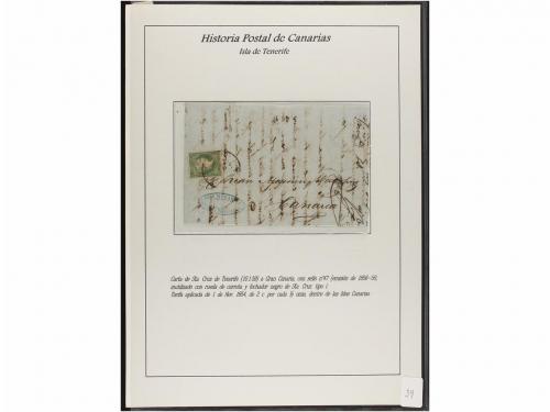 ESPAÑA: PREFILATELIA. HISTORIA POSTAL DE LAS ISLAS CANARIAS.