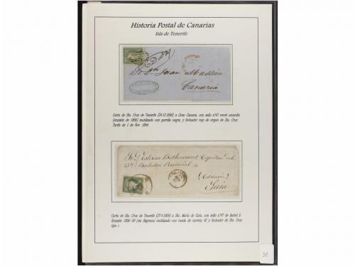 ESPAÑA: PREFILATELIA. HISTORIA POSTAL DE LAS ISLAS CANARIAS.