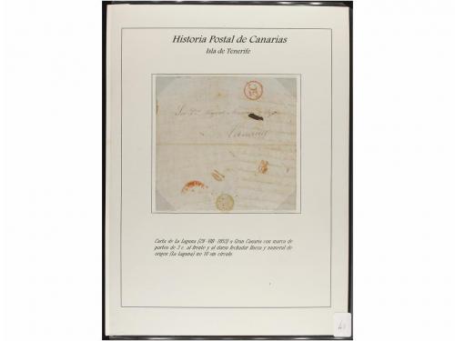 ESPAÑA: PREFILATELIA. HISTORIA POSTAL DE LAS ISLAS CANARIAS.