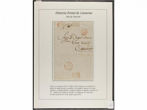 ESPAÑA: PREFILATELIA. HISTORIA POSTAL DE LAS ISLAS CANARIAS.